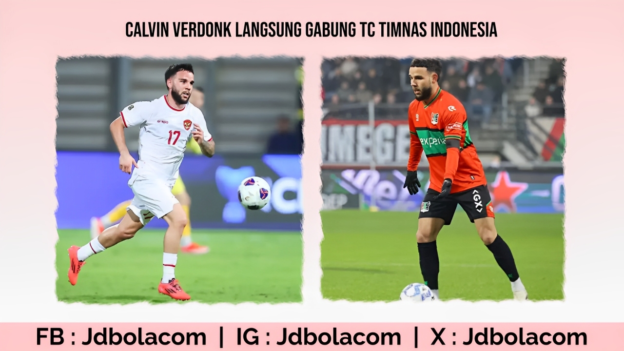 Calvin Verdonk Langsung Gabung TC Timnas Indonesia