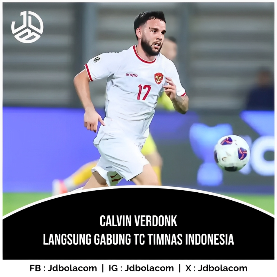 Calvin Verdonk Langsung Gabung TC Timnas Indonesia