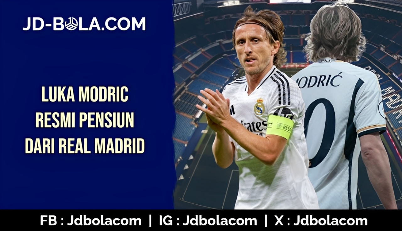 Luka Modric Resmi Pensiun Dari Real Madrid