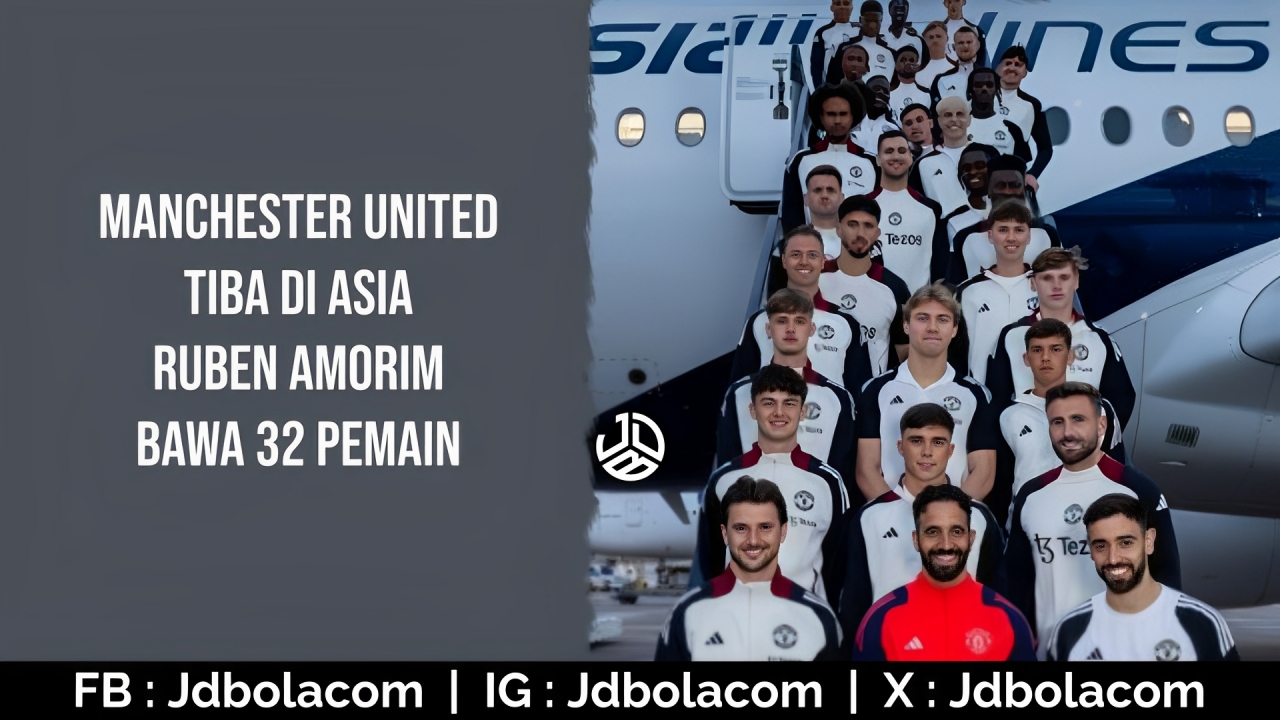 Manchester United Tiba Di Asia, Ruben Amorim Bawa 32 Pemain