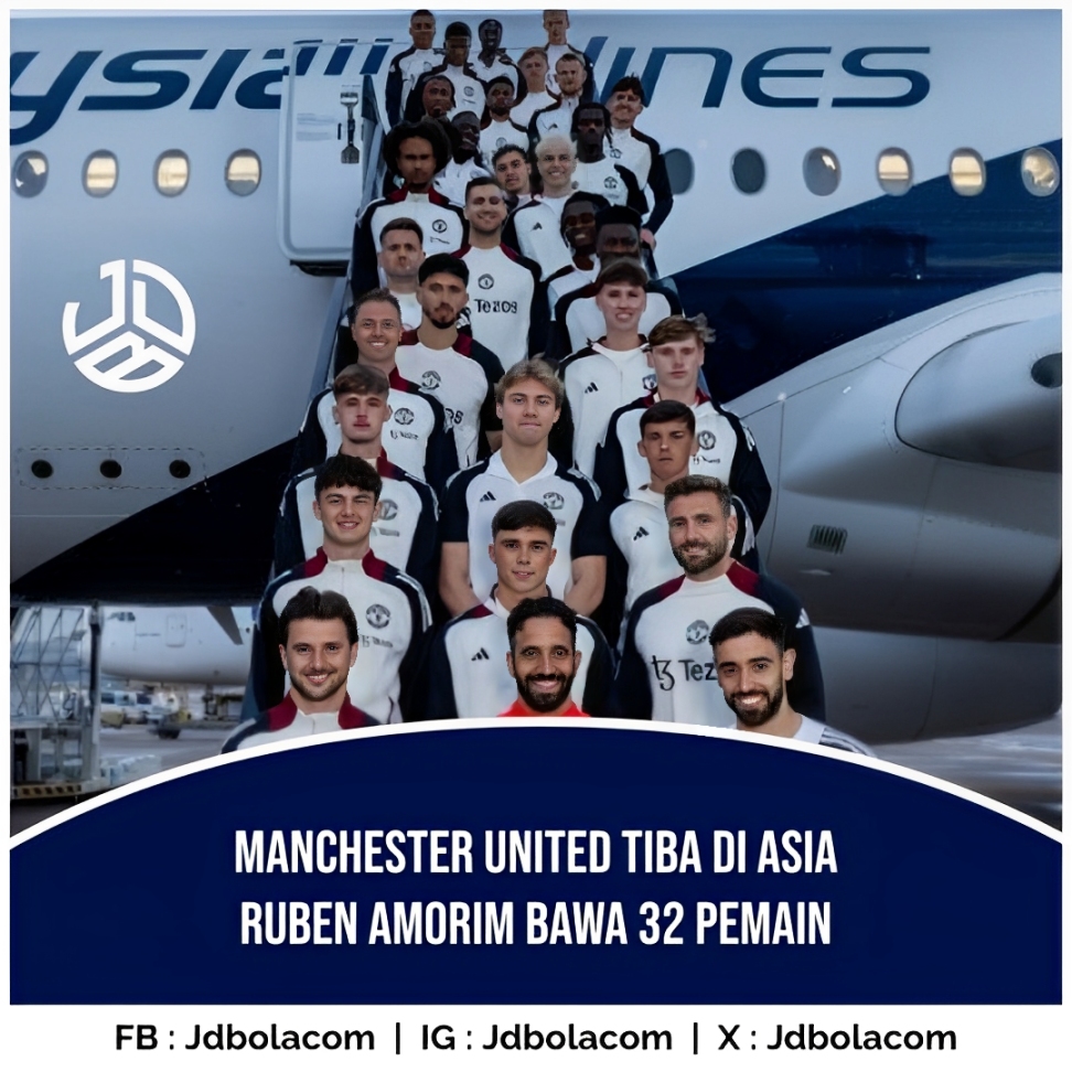 Manchester United Tiba Di Asia, Ruben Amorim Bawa 32 Pemain
