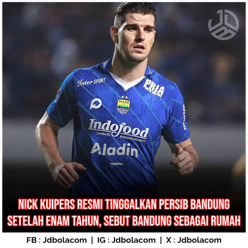 Nick Kuipers Resmi Tinggalkan Persib Bandung