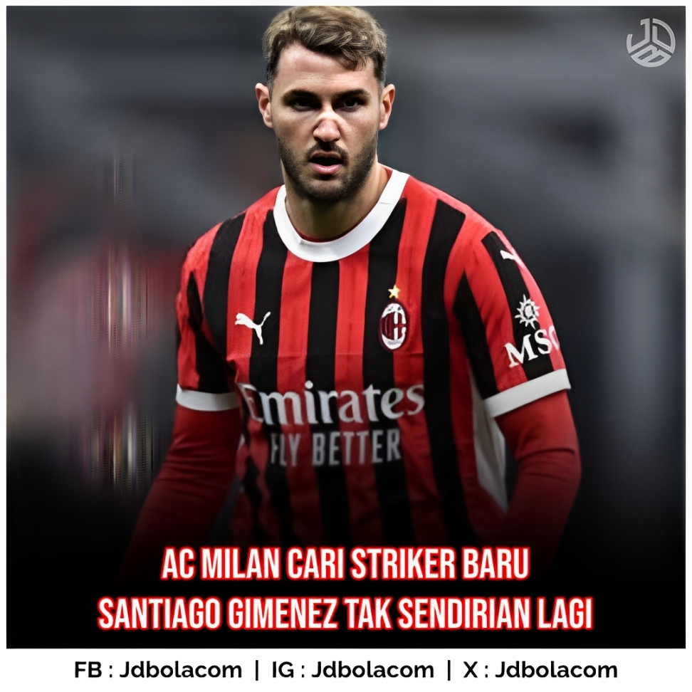 AC Milan Cari Striker Baru, Santiago Gimenez Tak Sendirian Lagi