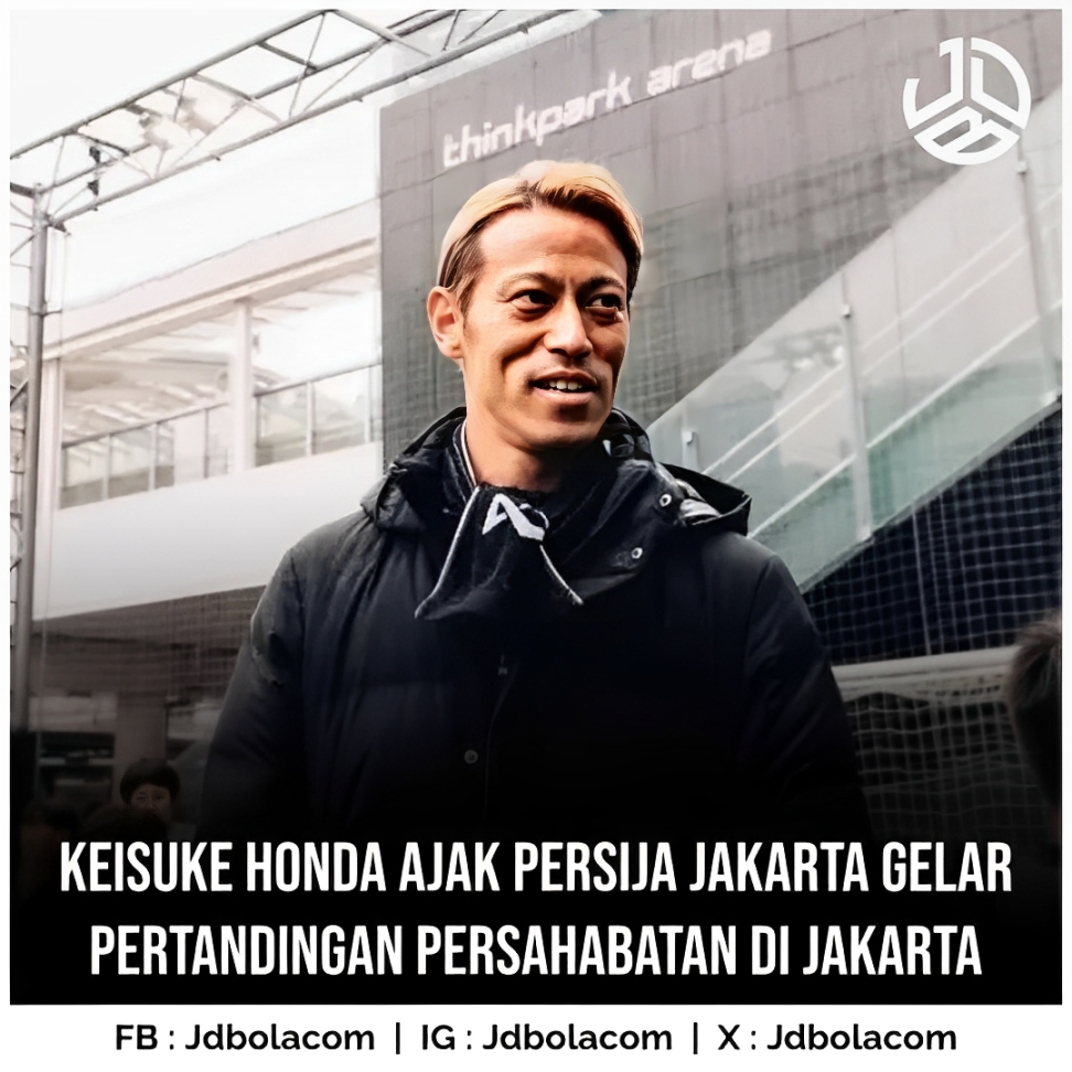 Keisuke Honda Ajak Persija Jakarta Gelar Pertandingan Persahabatan di Jakarta