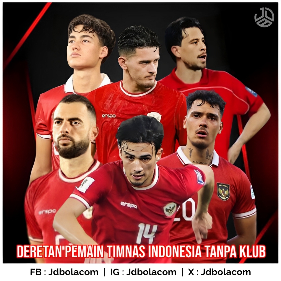 Deretan Pemain Timnas Indonesia Tanpa Klub