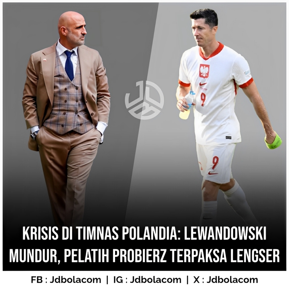 Krisis di Timnas Polandia Lewandowski Mundur, Pelatih Probierz Terpaksa Lengser