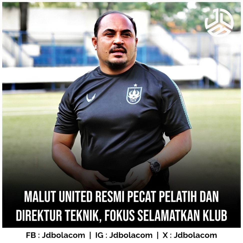 Malut United Resmi Pecat Pelatih dan Direktur Teknik