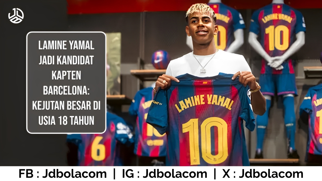 Lamine Yamal Jadi Kandidat Kapten Barcelona