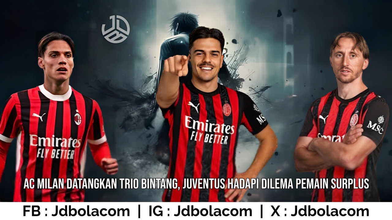 AC Milan Datangkan Trio Bintang, Juventus Hadapi Dilema Pemain Surplus