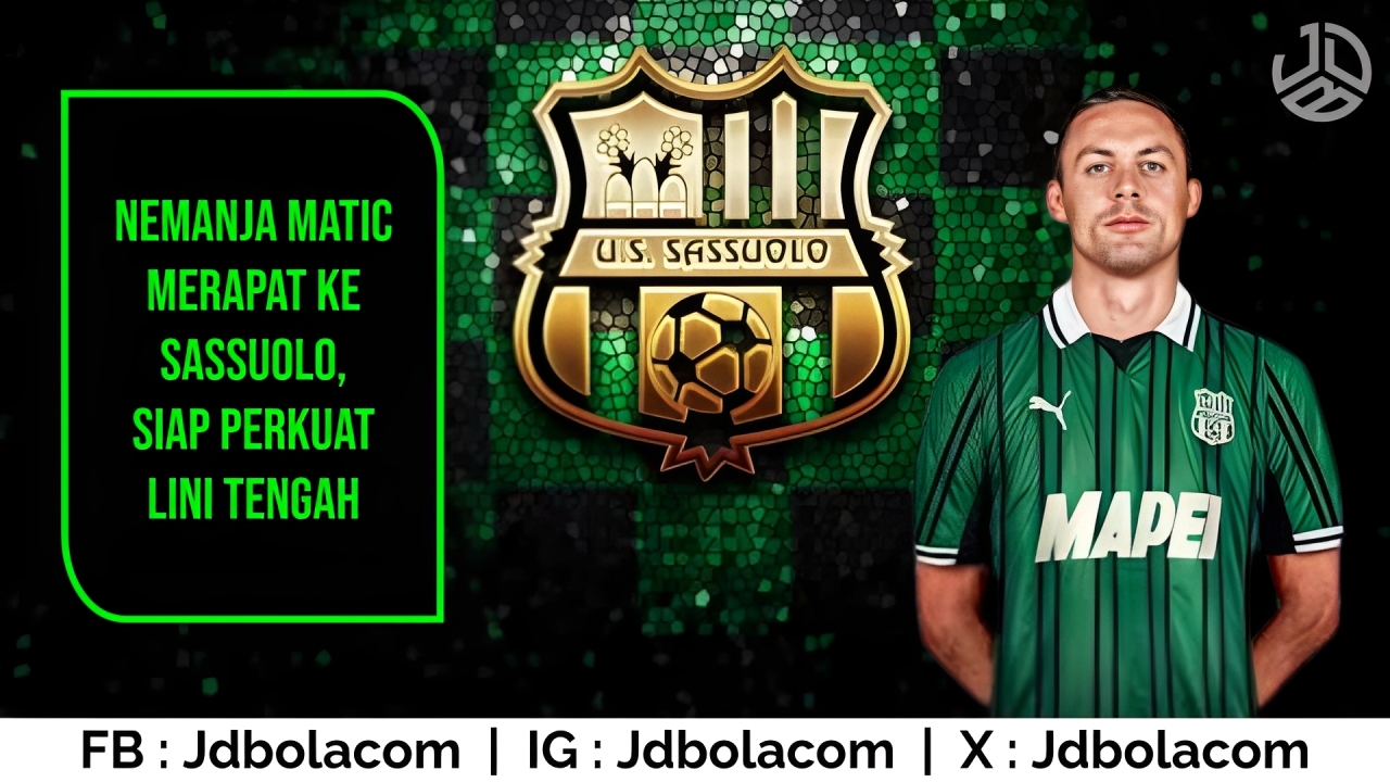 Nemanja Matic Merapat ke Sassuolo, Siap Perkuat Lini Tengah