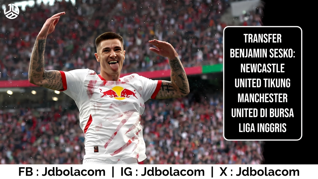 Transfer Benjamin Sesko Newcastle United Tikung Manchester United di Bursa Liga Inggris