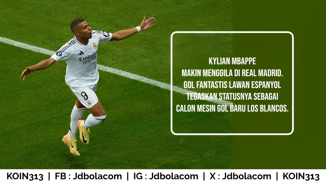 Kylian Mbappe Makin Menggila di Real Madrid, Jadi Mesin Gol