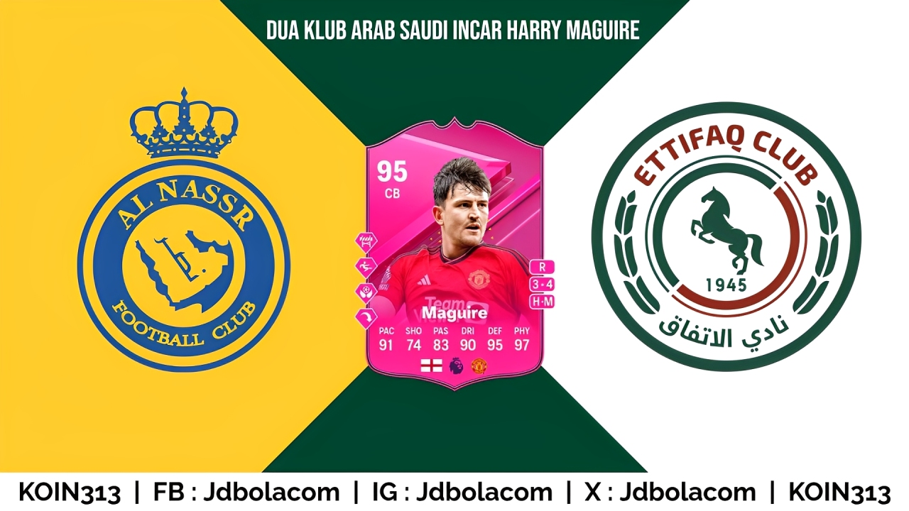 Dua Klub Arab Saudi Incar Harry Maguire