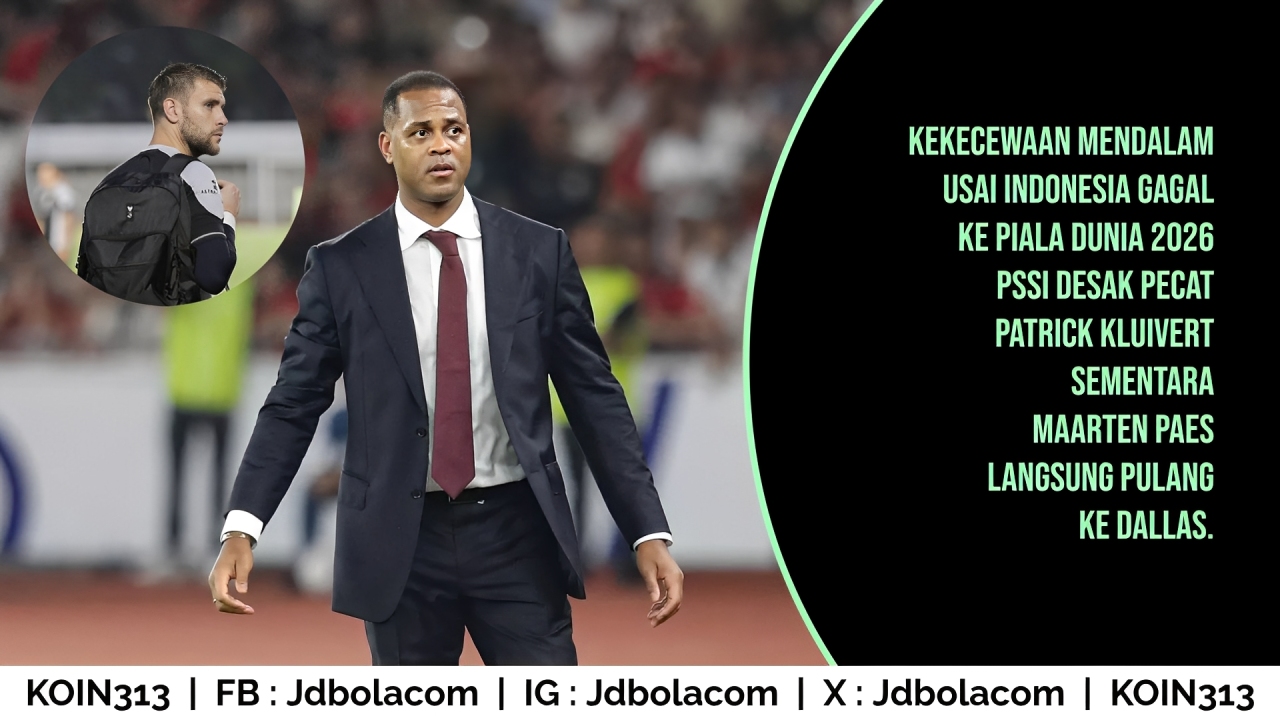 PSSI Desak Pecat Patrick Kluivert, Maarten Paes Pilih Pulang ke Dallas