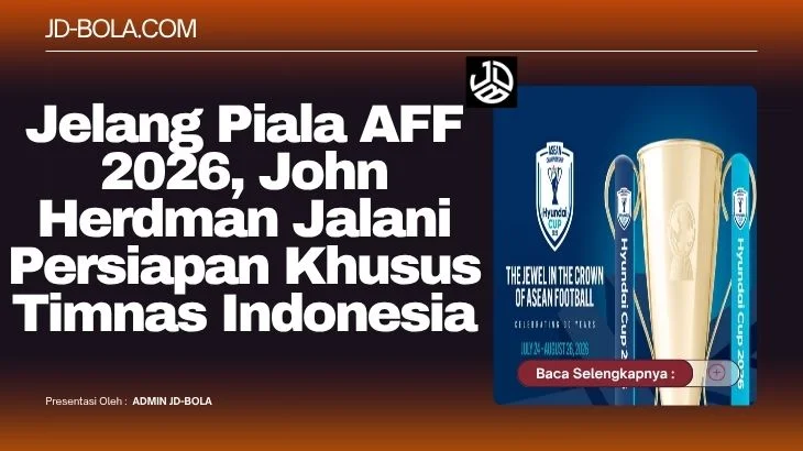 Jelang Piala AFF 2026, John Herdman Jalani Persiapan Khusus Timnas Indonesia